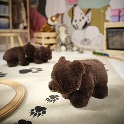 ALPTALL - Boneka, Anak beruang hitam Asia, 27 cm