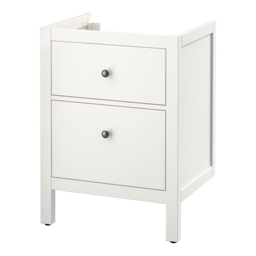HEMNES meja wastafel 2 laci