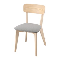 LISABO - Chair, ash/Tallmyra white/black