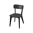 LISABO - kursi, hitam/Tallmyra hitam/abu-abu | IKEA Indonesia - PE920712_S2