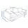 VIMLE - sofa 3 dudukan, Saxemara biru muda | IKEA Indonesia - PE743114_S1