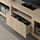 BESTÅ - TV bench, Lappviken/Sindvik white stained oak eff clear glass, 180x42x48 cm | IKEA Indonesia - PE591543_S1