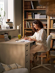 ALEX - Drawer unit, white, 36x70 cm