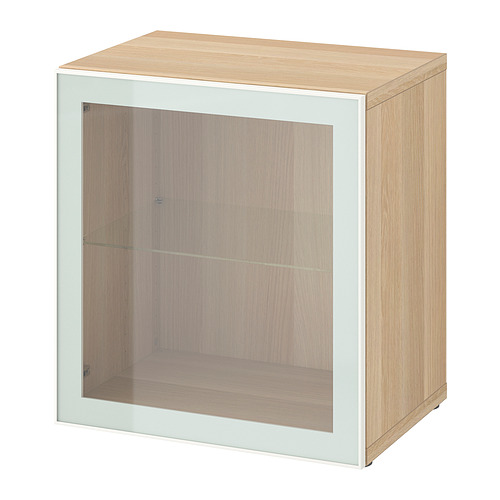 BESTÅ shelf unit with glass door