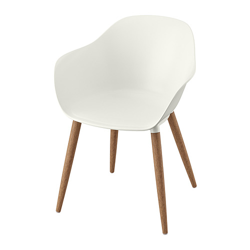 GRÖNSTA chair with armrests, in/outdoor