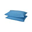 DVALA - Sarung bantal, biru, 50x80 cm