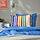 SNÖDROTTNING - sarung bantal, aneka warna/garis-garis, 50x80 cm | IKEA Indonesia - PE920988_S1