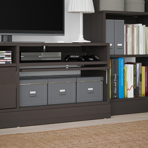 HAVSTA TV storage combination, dark brown IKEA Indonesia