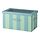 JÄTTEBJÖRN - box with lid, blue/green, 81x45x44 cm | IKEA Indonesia - PE921076_S1