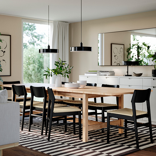 KARSKÄR/SKANSNÄS table and 8 chairs
