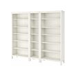HEMNES - Rak buku, warna putih, 229x198 cm