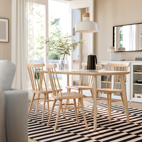HÖGVED/LISABO table and 4 chairs