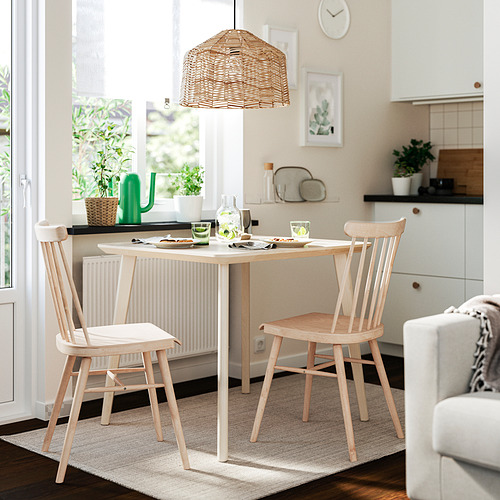 HÖGVED/LISABO table and 2 chairs