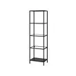 VITTSJÖ - unit rak , hitam-cokelat/kaca, 51x175 cm | IKEA Indonesia - PE702640_S2