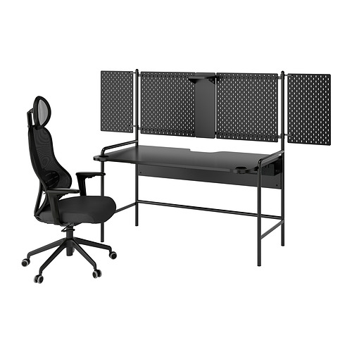 UTKLASSNING/FRÖSKELÅS meja dan kursi gaming