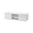 BYÅS - TV bench, high-gloss white, 160x42x45 cm