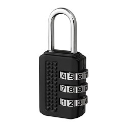 ELLOVEN - Padlock, grey