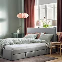 ÅFJÄLL - Foam mattress, medium firm/white, 90x200 cm