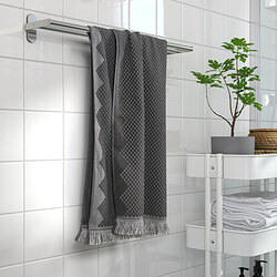 FJÄLLSTARR - Bath towel, dark grey, 70x140 cm
