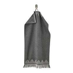 FJÄLLSTARR - Handuk tangan, abu-abu tua, 40x70 cm