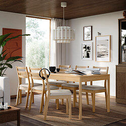 TONSTAD - Table, oak veneer, 200x85 cm