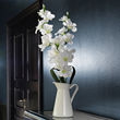 SMYCKA - Artificial flower, Gladiolus/white, 100 cm