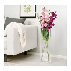 SMYCKA - Bunga tiruan, Gladiolus/putih, 100 cm