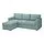 BÅRSLÖV - sofabed 3 dudukan+chaise lounge, Tibbleby abu-abu muda-toska | IKEA Indonesia - PE949936_S1