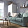 BÅRSLÖV - 3-seat sofa-bed, Tibbleby light grey-turquoise | IKEA Indonesia - PE949941_S1