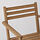 ASKHOLMEN - chair with armrests, outdoor, dark brown | IKEA Indonesia - PE921449_S1