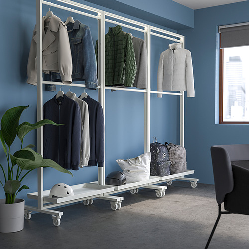 MITTZON rangka+roda/rel hanger/rak display