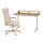 TRAVSPORT/MILLBERGET desk and chair