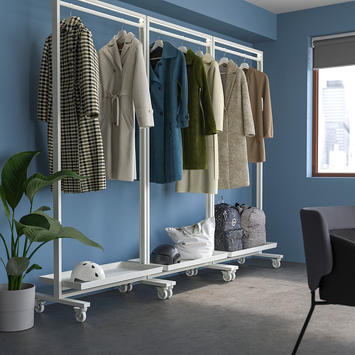 MITTZON rangka+roda/rel hanger/rak display