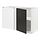 METOD - kbnet dsar sdut dg rak, putih/Nickebo matt antrasit, 128x68x80 cm | IKEA Indonesia - PE882662_S1