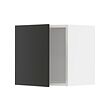 METOD - Wall cabinet, white/Nickebo matt anthracite, 40x37x40 cm
