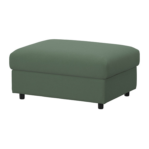 VIMLE cover for footstool with storage