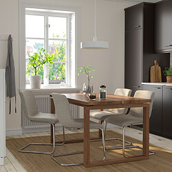 LUSTEBO - Chair, Viarp beige/brown
