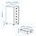 HELMER - unit laci beroda, putih, 28x69 cm | IKEA Indonesia - PE988152_S1