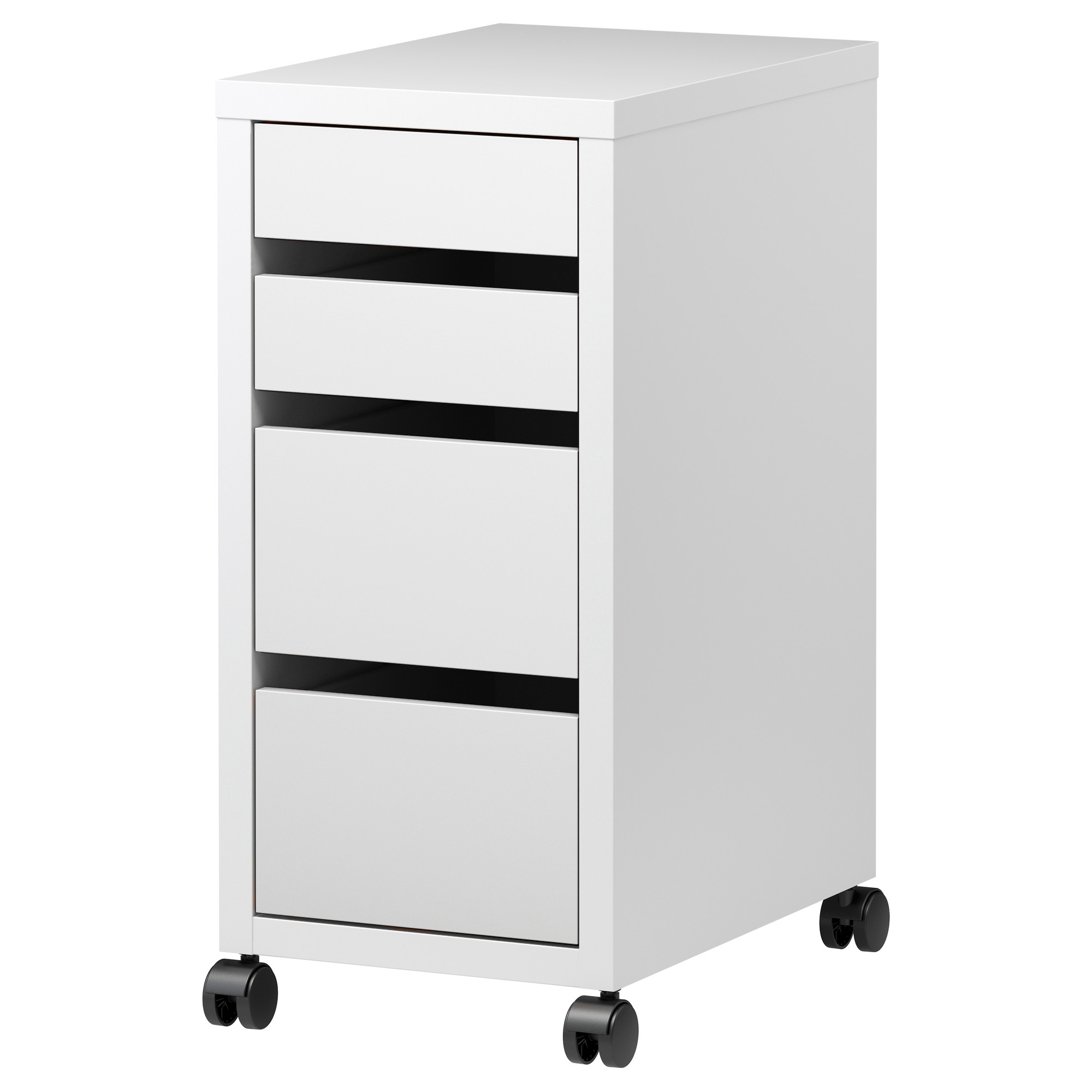 MICKE drawer unit on castors, white IKEA Indonesia