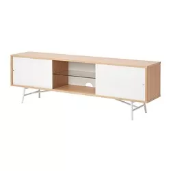 SVENARUM - Meja TV dgn pintu geser, bambu, 170x35x54 cm