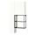 ENHET - storage combination, anthracite/white, 90x32x180 cm | IKEA Indonesia - PE921689_S1