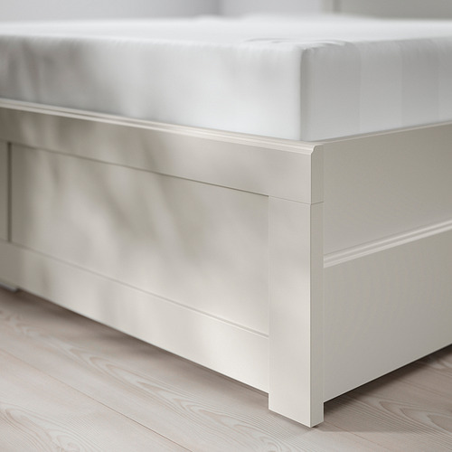 FÅGELFJÄLLET Rangka tempat tidur + 4 penyimpanan