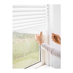 SCHOTTIS - Pleated blind, white, 90x190 cm