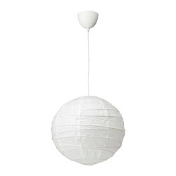 HEMMA/REGOLIT - Pendant lamp, white, 45 cm