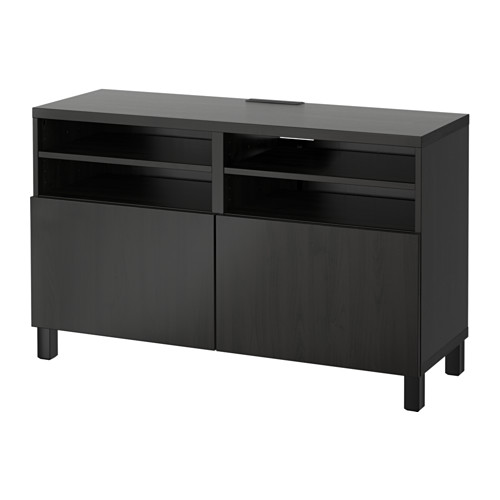 BESTÅ TV bench with doors