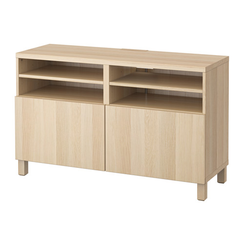 BESTÅ meja TV dengan pintu