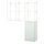 ENHET - kombinasi penyimpanan, putih/abu-abu-hijau pudar, 120x32x150 cm | IKEA Indonesia - PE921731_S1