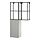 ENHET - storage combination, anthracite/grey frame, 80x32x150 cm | IKEA Indonesia - PE921749_S1