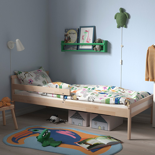 SNIGLAR bed frame and guard rail