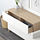 BESTÅ - storage combination w doors/drawers, white stained oak effect/Lappviken white, 120x42x74 cm | IKEA Indonesia - PE591400_S1